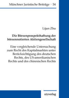 Zhu |  Zhu, L: Börsenprospekthaftung der börsennotierten Aktienges. | Buch |  Sack Fachmedien