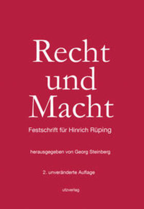 Steinberg |  Recht und Macht | Buch |  Sack Fachmedien