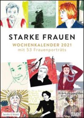 Ritter / DUMONT Kalenderverlag / Kranz |  Starke Frauen Wochenkalender 2025 - Rebel Girls -  Porträts und Biografien auf 53 Wochenblättern - Format 21,0 x 29,7 cm - Spiralbindung | Sonstiges |  Sack Fachmedien