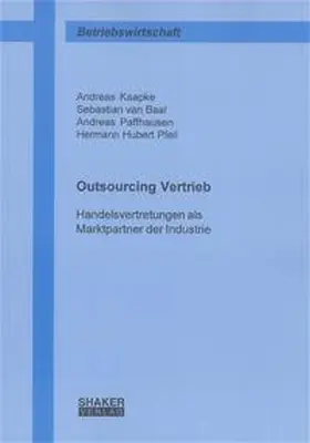 Kaapke / Baal / Paffhausen |  Outsourcing Vertrieb | Buch |  Sack Fachmedien