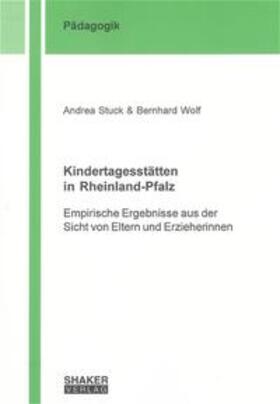 Stuck / Wolf |  Kindertagesstätten in Rheinland-Pfalz | Buch |  Sack Fachmedien