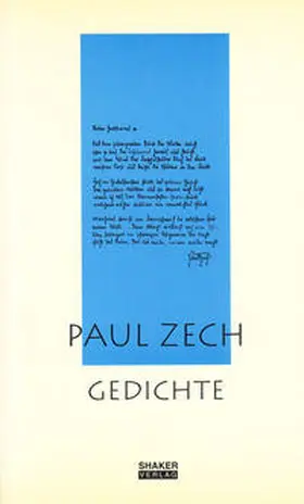 Zech / Kasties / Breuer |  Ausgewählte Werke / Paul Zech - Gedichte | Buch |  Sack Fachmedien