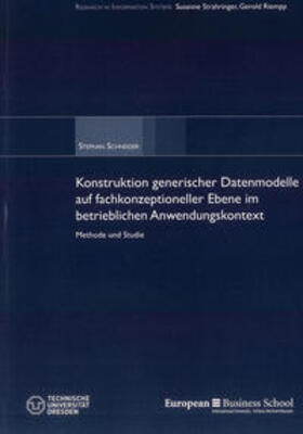 Schneider |  Schneider, S: Konstruktion generischer Datenmodelle auf fach | Buch |  Sack Fachmedien