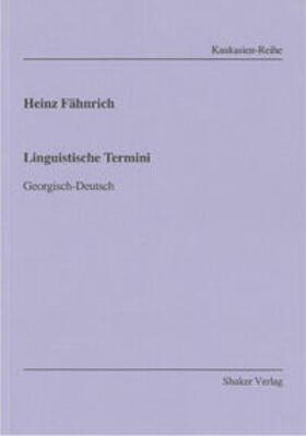 Fähnrich |  Fähnrich, H: Linguistische Termini | Buch |  Sack Fachmedien