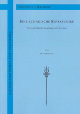 Hahn |  Eine altindische Syntaxlehre | Buch |  Sack Fachmedien