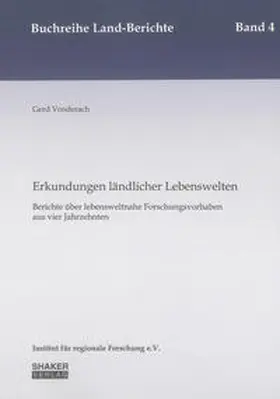 Vonderach |  Erkundungen ländlicher Lebenswelten | Buch |  Sack Fachmedien