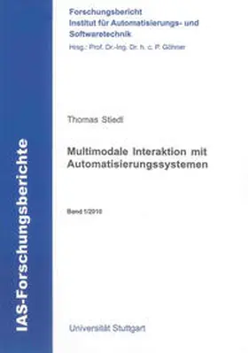 Stiedl |  Multimodale Interaktion mit Automatisierungssystemen | Buch |  Sack Fachmedien