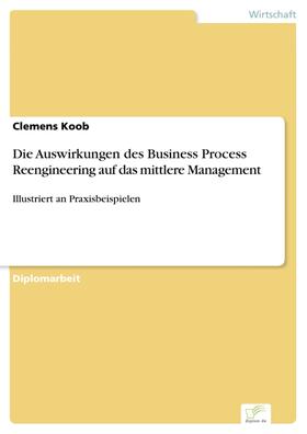 Koob |  Die Auswirkungen des Business Process Reengineering auf das mittlere Management | eBook | Sack Fachmedien