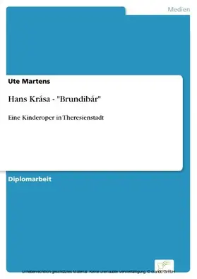 Martens |  Hans Krása - "Brundibár" | eBook | Sack Fachmedien