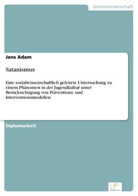 Adam |  Satanismus | eBook | Sack Fachmedien