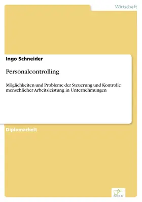 Schneider |  Personalcontrolling | eBook | Sack Fachmedien