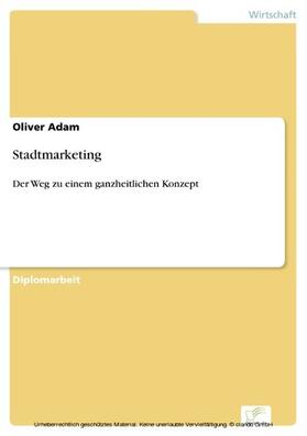 Adam |  Stadtmarketing | eBook | Sack Fachmedien