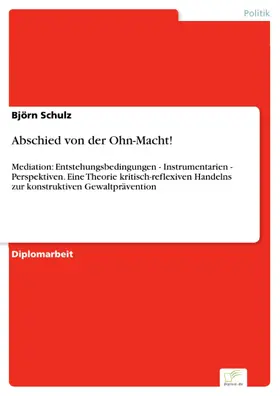 Schulz | Abschied von der Ohn-Macht! | E-Book | sack.de