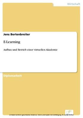 Bertenbreiter |  E-Learning | eBook | Sack Fachmedien