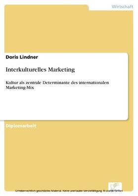 Lindner |  Interkulturelles Marketing | eBook | Sack Fachmedien