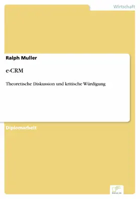 Muller |  e-CRM | eBook | Sack Fachmedien