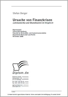 Berger | Ursache von Finanzkrisen | E-Book | sack.de