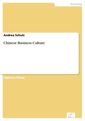 Schulz |  Chinese Business Culture | eBook | Sack Fachmedien
