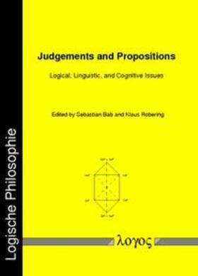Bab / Robering |  Judgements and Propositions | Buch |  Sack Fachmedien
