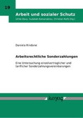 Rindone |  Arbeitsrechtliche Sonderzahlungen | Buch |  Sack Fachmedien