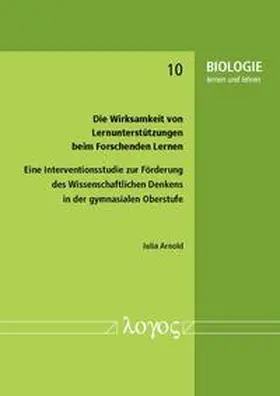 Arnold |  Die Wirksamkeit von Lernunterstützungen beim Forschenden Lernen | Buch |  Sack Fachmedien