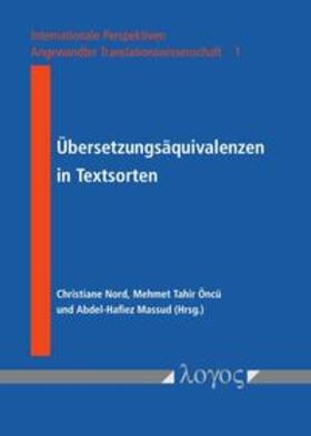 Nord / Öncü / Massud |  Übersetzungsäquivalenzen in Textsorten | Buch |  Sack Fachmedien