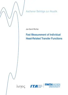 Richter |  Fast Measurement of Individual Head-Related Transfer Functions | Buch |  Sack Fachmedien