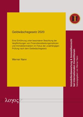 Nann |  Geldwäschegesetz 2020 | Buch |  Sack Fachmedien