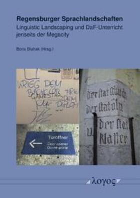 Blahak |  Regensburger Sprachlandschaften | Buch |  Sack Fachmedien