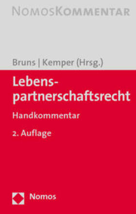 Bruns / Kemper |  Lebenspartnerschaftsrecht | Buch |  Sack Fachmedien