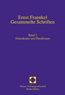 Brünneck / Buchstein / Göhler |  Ernst Fraenkel - Gesammelte Schriften 5 | Buch |  Sack Fachmedien