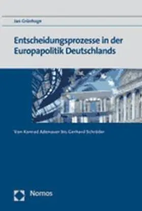 Grünhage |  Entscheidungsprozesse in der Europapolitik Deutschlands | Buch |  Sack Fachmedien