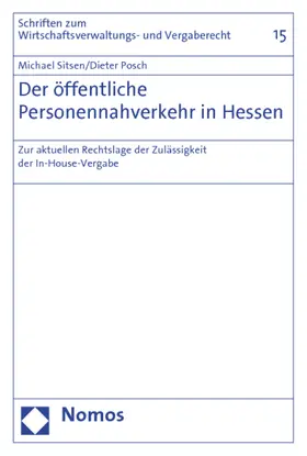 Sitsen / Posch |  Der öffentliche Personennahverkehr in Hessen | Buch |  Sack Fachmedien