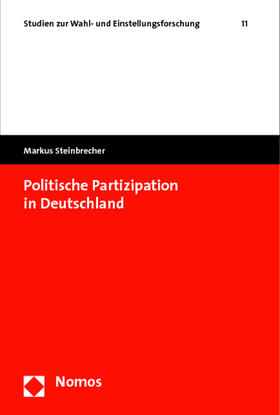 Steinbrecher |  Politische Partizipation in Deutschland | Buch |  Sack Fachmedien