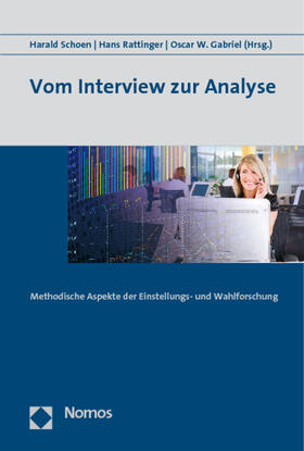 Schoen / Rattinger / Gabriel |  Vom Interview zur Analyse | Buch |  Sack Fachmedien