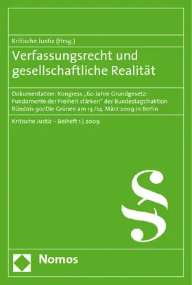  Verfassungsrecht und gesellschaftliche Realität | Buch |  Sack Fachmedien