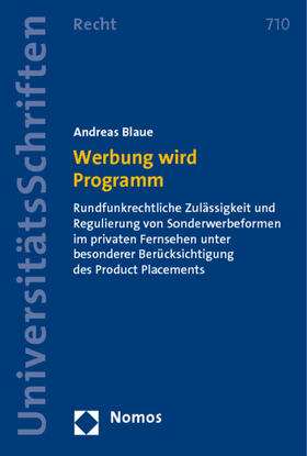 Blaue |  Werbung wird Programm | Buch |  Sack Fachmedien