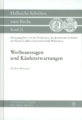 Homann |  Werbeaussagen und Käufererwartungen | Buch |  Sack Fachmedien