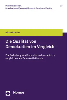 Stoiber |  Die Qualität von Demokratien im Vergleich | Buch |  Sack Fachmedien