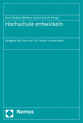 Dudeck / Jansen-Schulz |  Hochschule entwickeln | Buch |  Sack Fachmedien