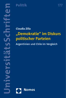 Zilla |  "Demokratie" im Diskurs politischer Parteien | Buch |  Sack Fachmedien