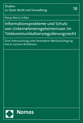 Linßen |  Informationsprobleme und Schutz von Unternehmensgeheimnissen im Telekommunikationsregulierungsrecht | Buch |  Sack Fachmedien