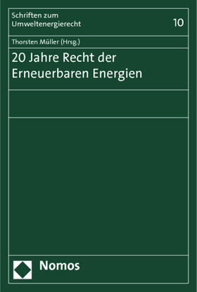 Müller |  20 Jahre Recht der Erneuerbaren Energien | Buch |  Sack Fachmedien