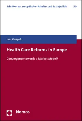 Verspohl |  Health Care Reforms in Europe | Buch |  Sack Fachmedien