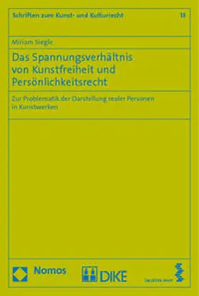 Siegle |  Das Spannungsverhältnis von Kunstfreiheit und Persönlichkeitsrecht | Buch |  Sack Fachmedien