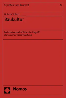 Volkert |  Baukultur | Buch |  Sack Fachmedien