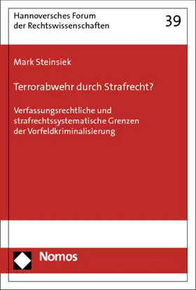 Steinsiek |  Terrorabwehr durch Strafrecht? | Buch |  Sack Fachmedien