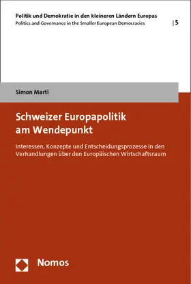 Marti |  Schweizer Europapolitik am Wendepunkt | Buch |  Sack Fachmedien