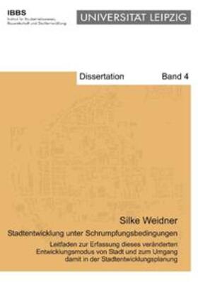 Weidner |  Stadtentwicklung unter Schrumpfungsbedingungen | Buch |  Sack Fachmedien
