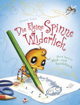 Amft |  Die kleine Spinne Widerlich. Mein buntes Mal- und Spielebuch | Buch |  Sack Fachmedien